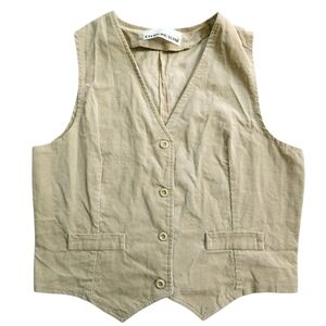 Vintage Changing Scene Corduroy Vest